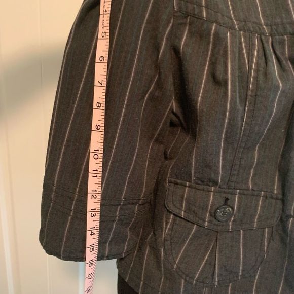 Roxy 3/4 Sleeve Button Front Jacket - Picture 6 of 9